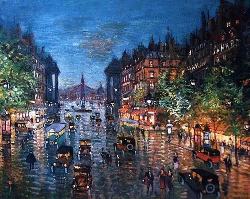 Konstantin Korovin - Paris Boulevard